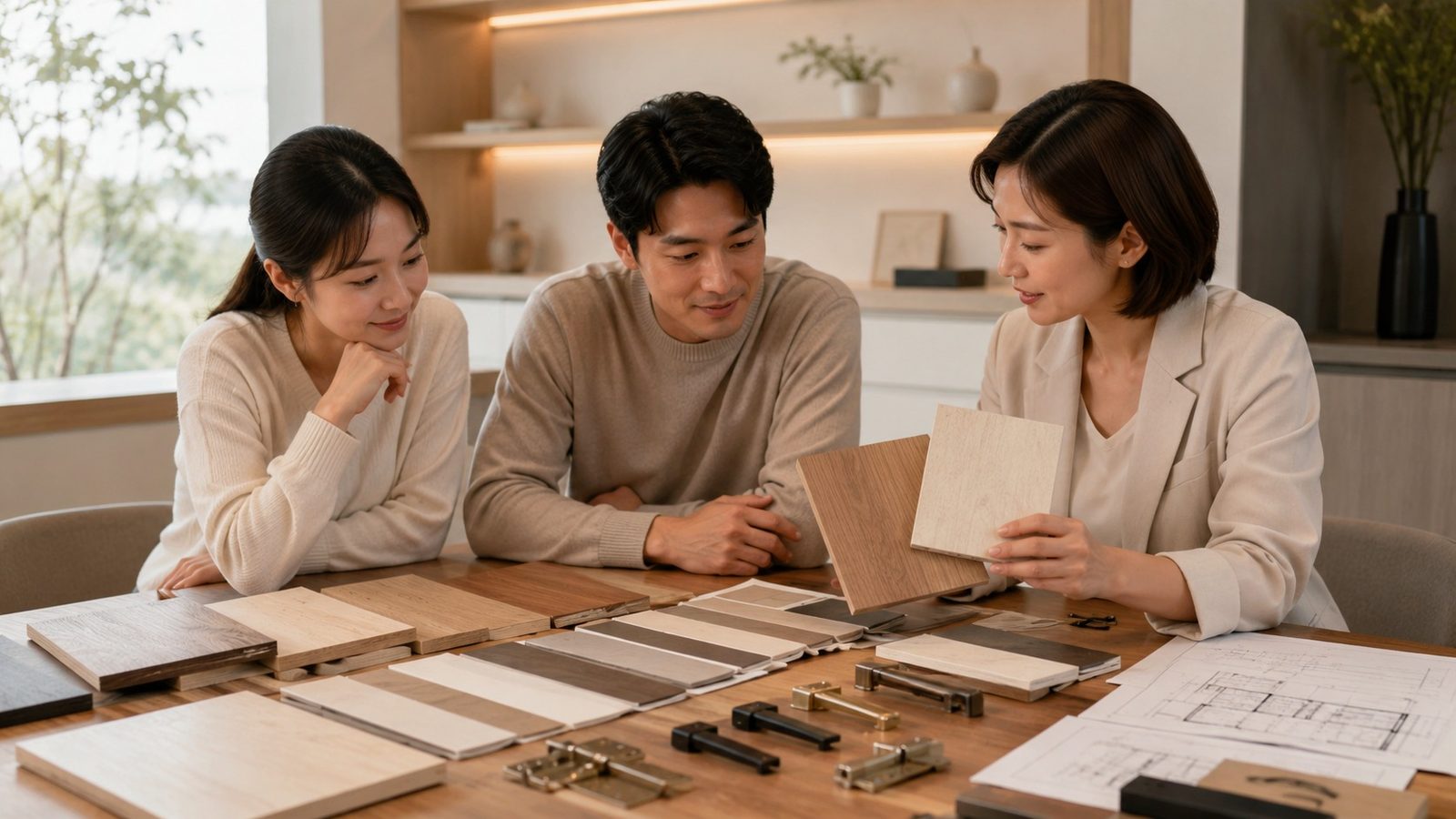 明亮客餐廳的整合收納牆