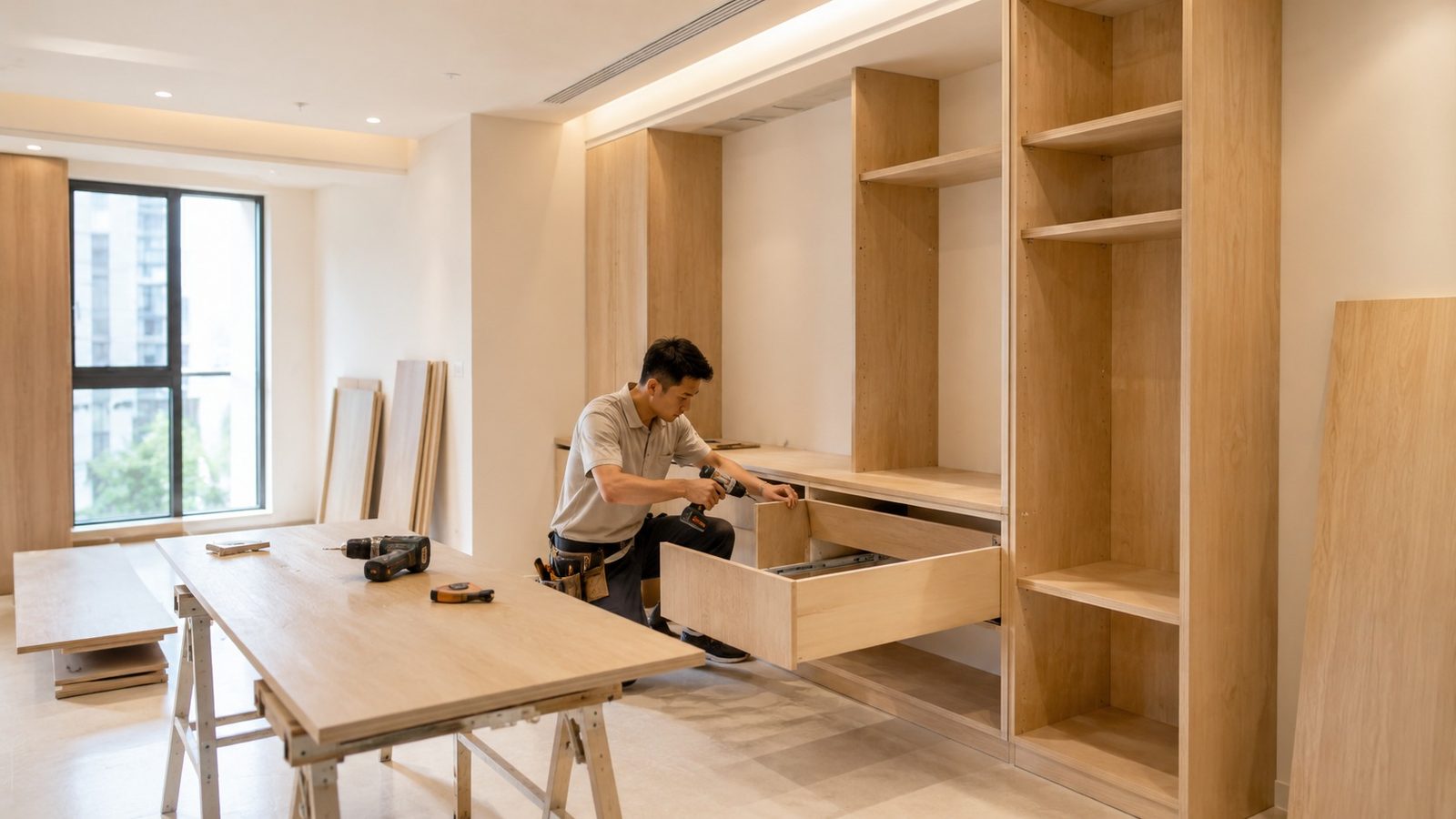 木作施工現場