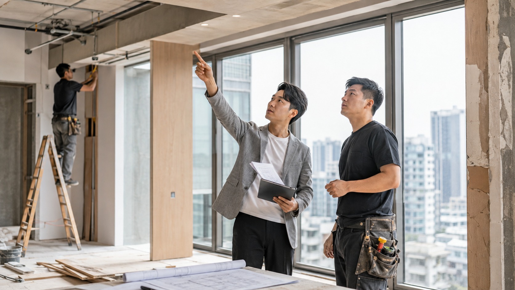 板橋室內設計工地監工查驗現場